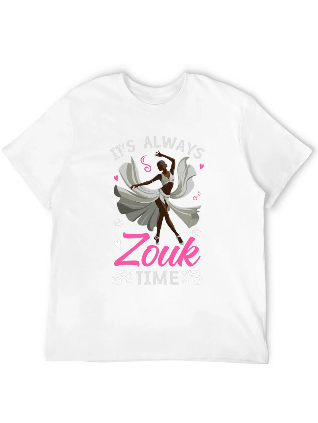 Its Always Zouk Time Black T-Shirt product image 11