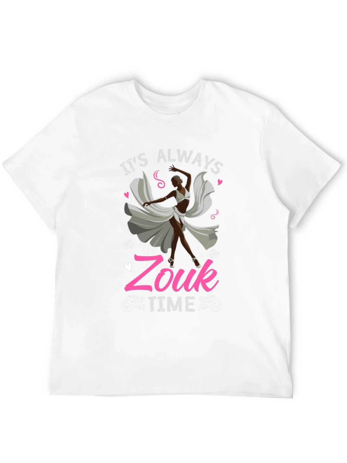 Its Always Zouk Time Black T-Shirt product image 11