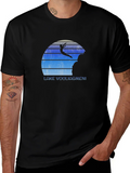 Lake Vouliagmeni Diver Black T-Shirt product image 1