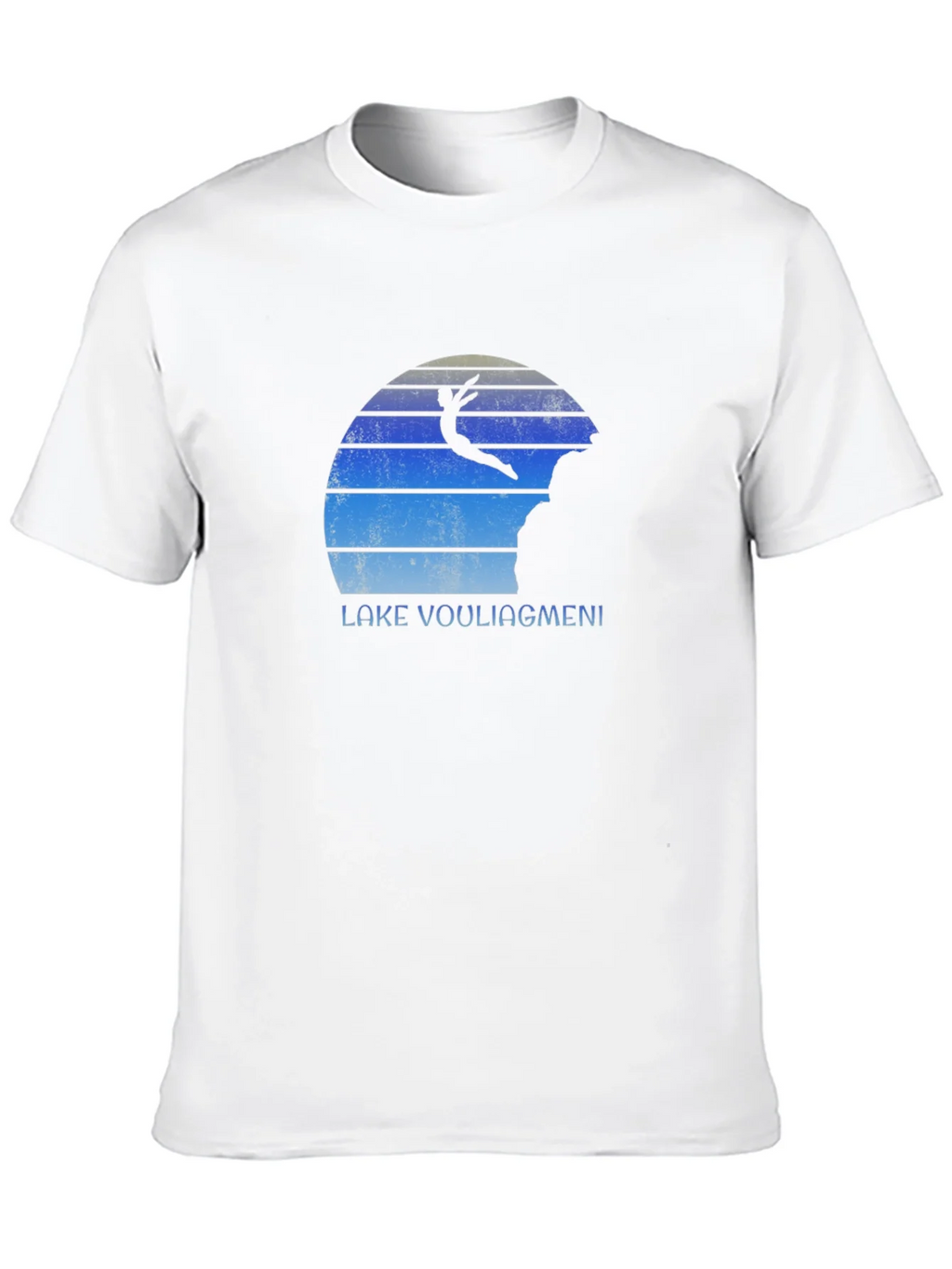 Lake Vouliagmeni Diver Black T-Shirt product image 9