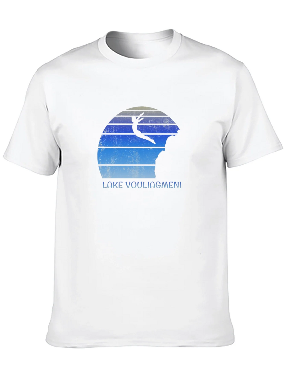 Lake Vouliagmeni Diver Black T-Shirt product image 9
