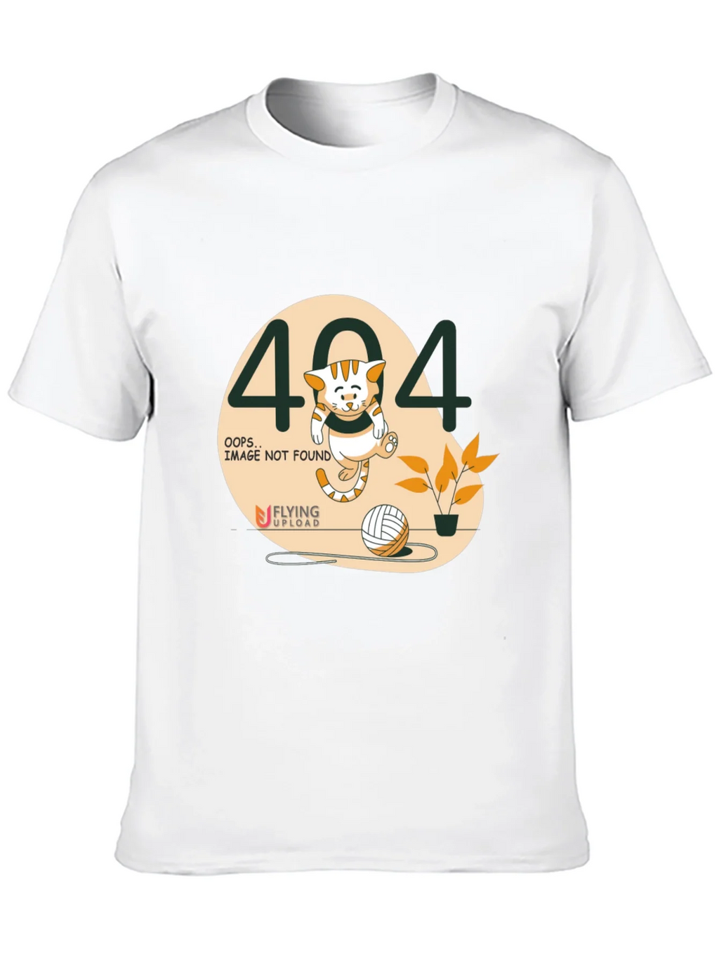 Error 404 Cat Graphic Tee - Novelty Shirt product image 9