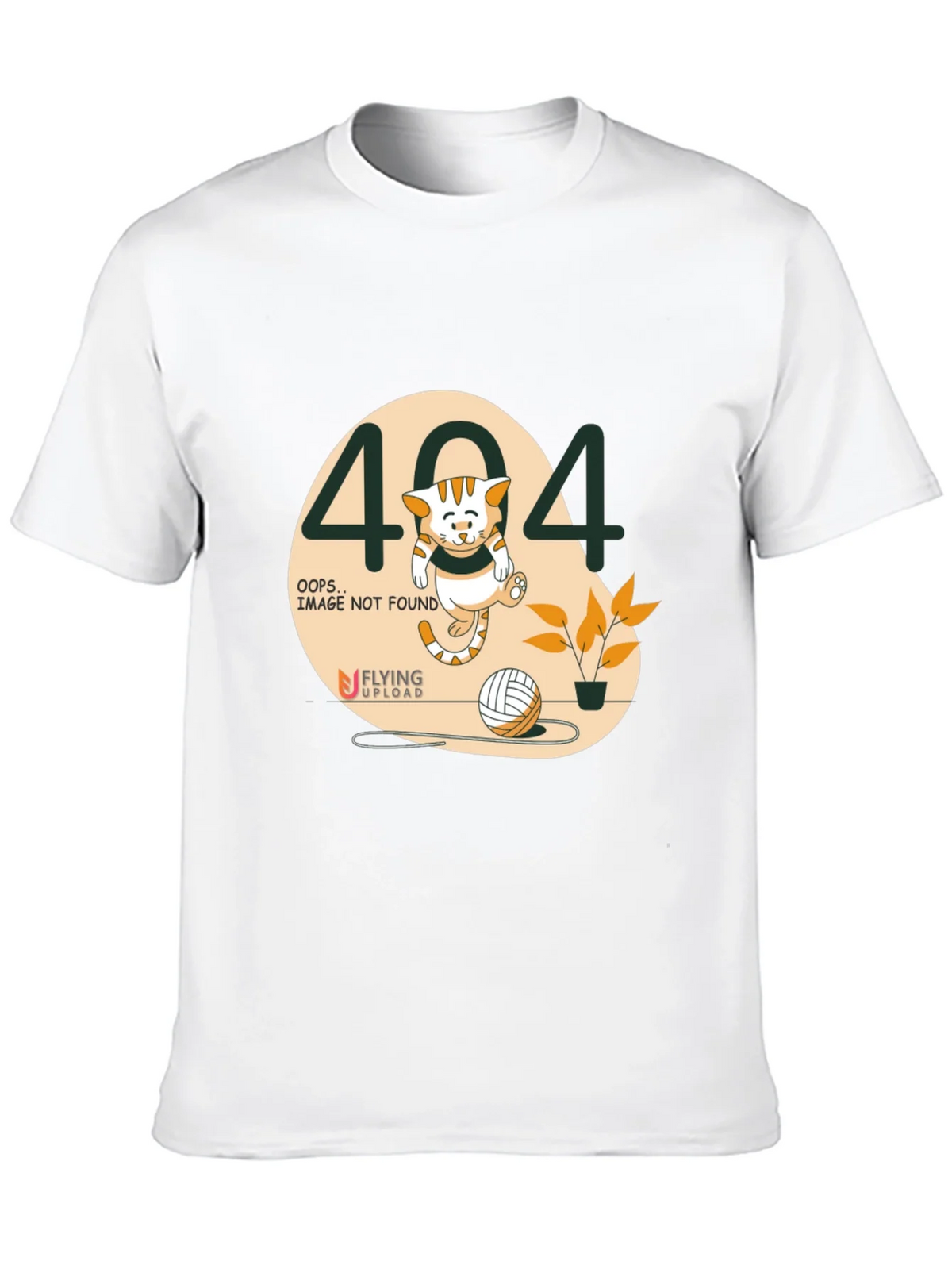 Error 404 Cat Graphic Tee - Novelty Shirt product image 9