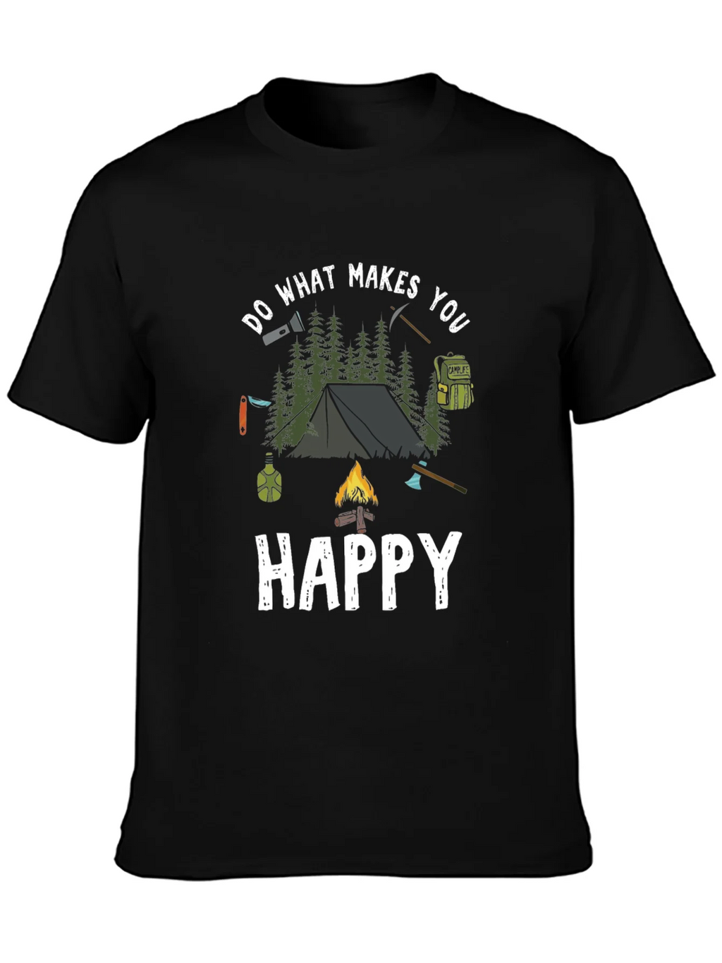 Camping Adventure T-Shirt: Do What Makes You Happy product image 3