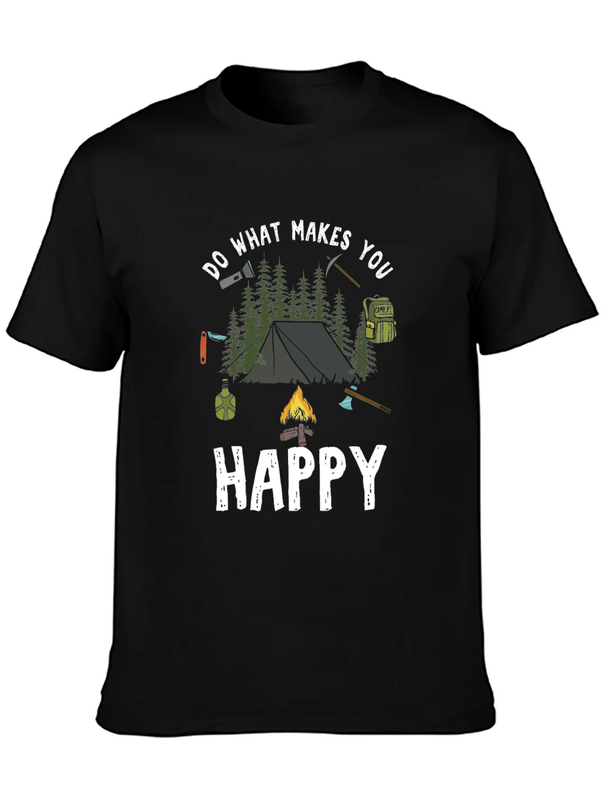 Camping Adventure T-Shirt: Do What Makes You Happy product image 3