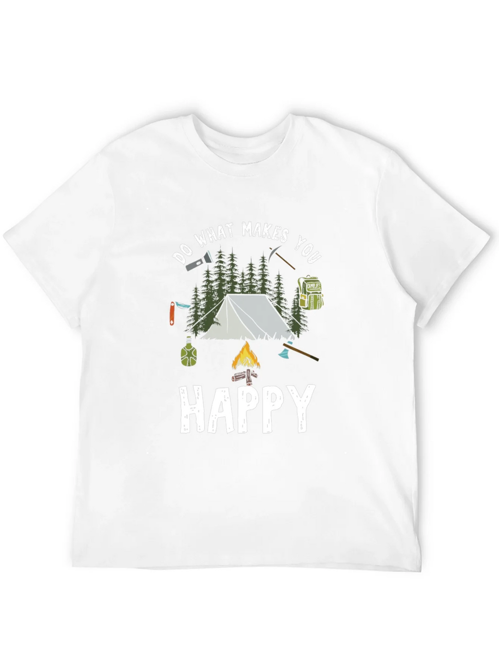 Camping Adventure T-Shirt: Do What Makes You Happy product image 11