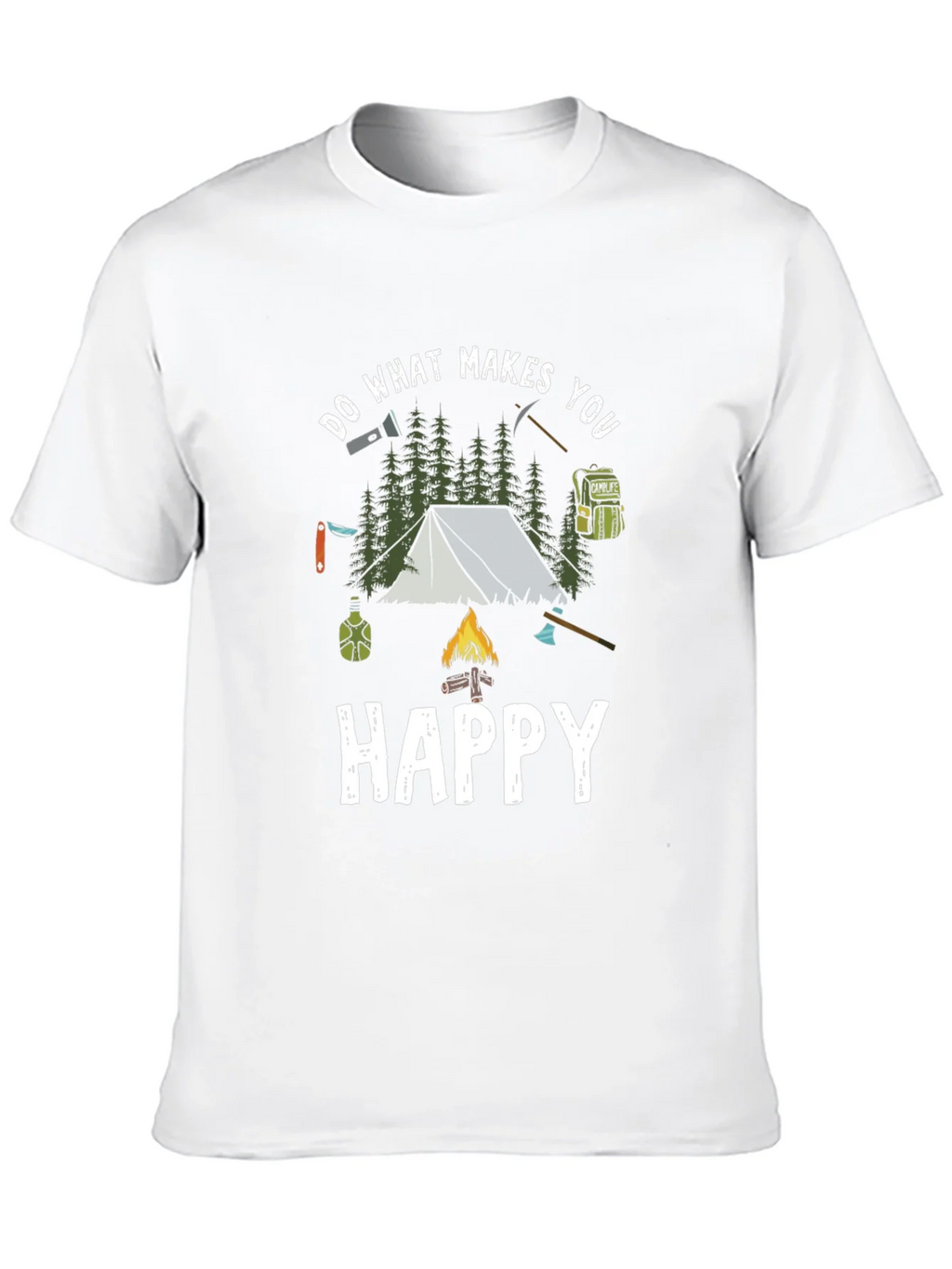 Camping Adventure T-Shirt: Do What Makes You Happy product image 9