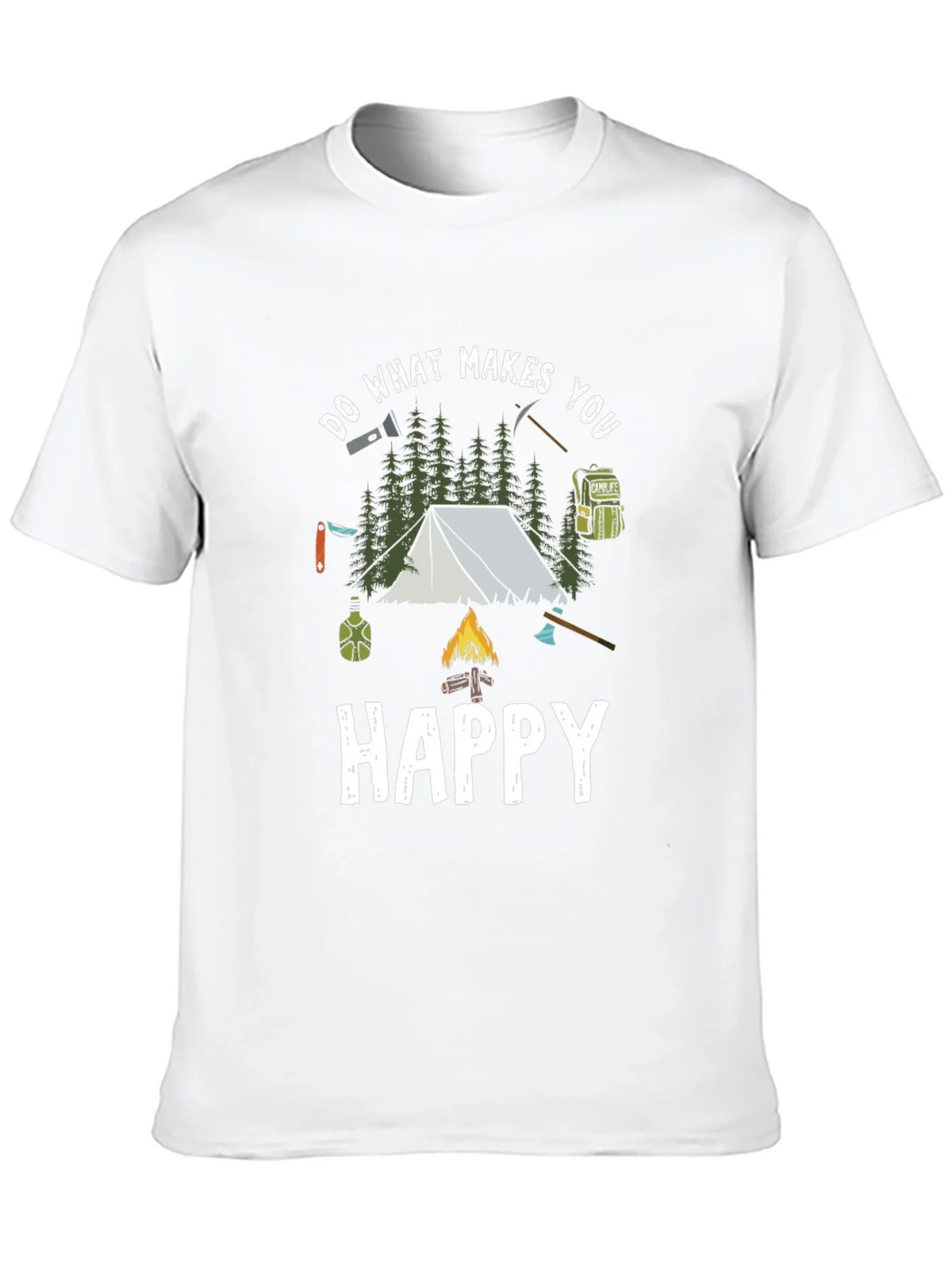 Camping Adventure T-Shirt: Do What Makes You Happy product image 9