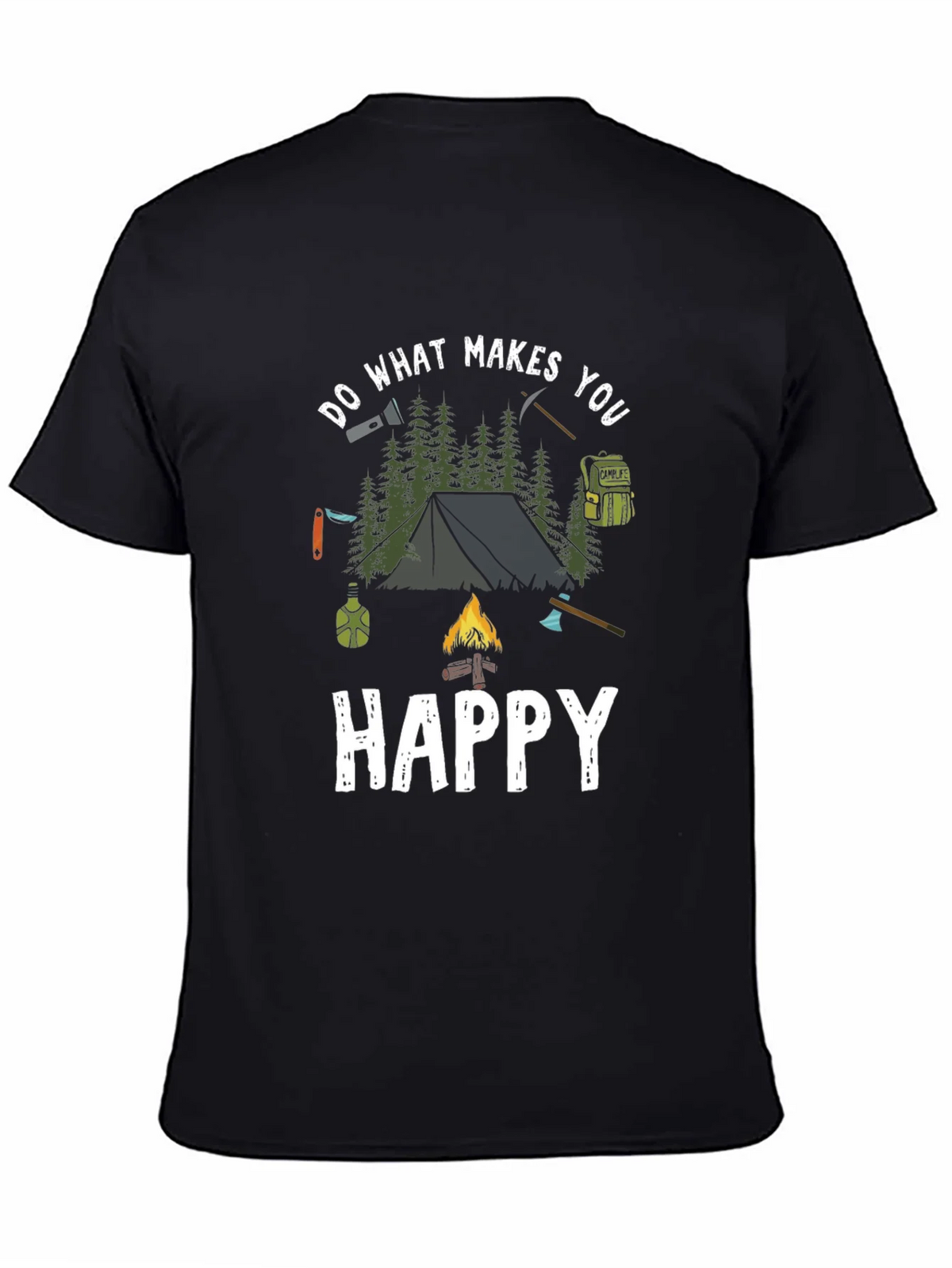 Camping Adventure T-Shirt: Do What Makes You Happy product image 4