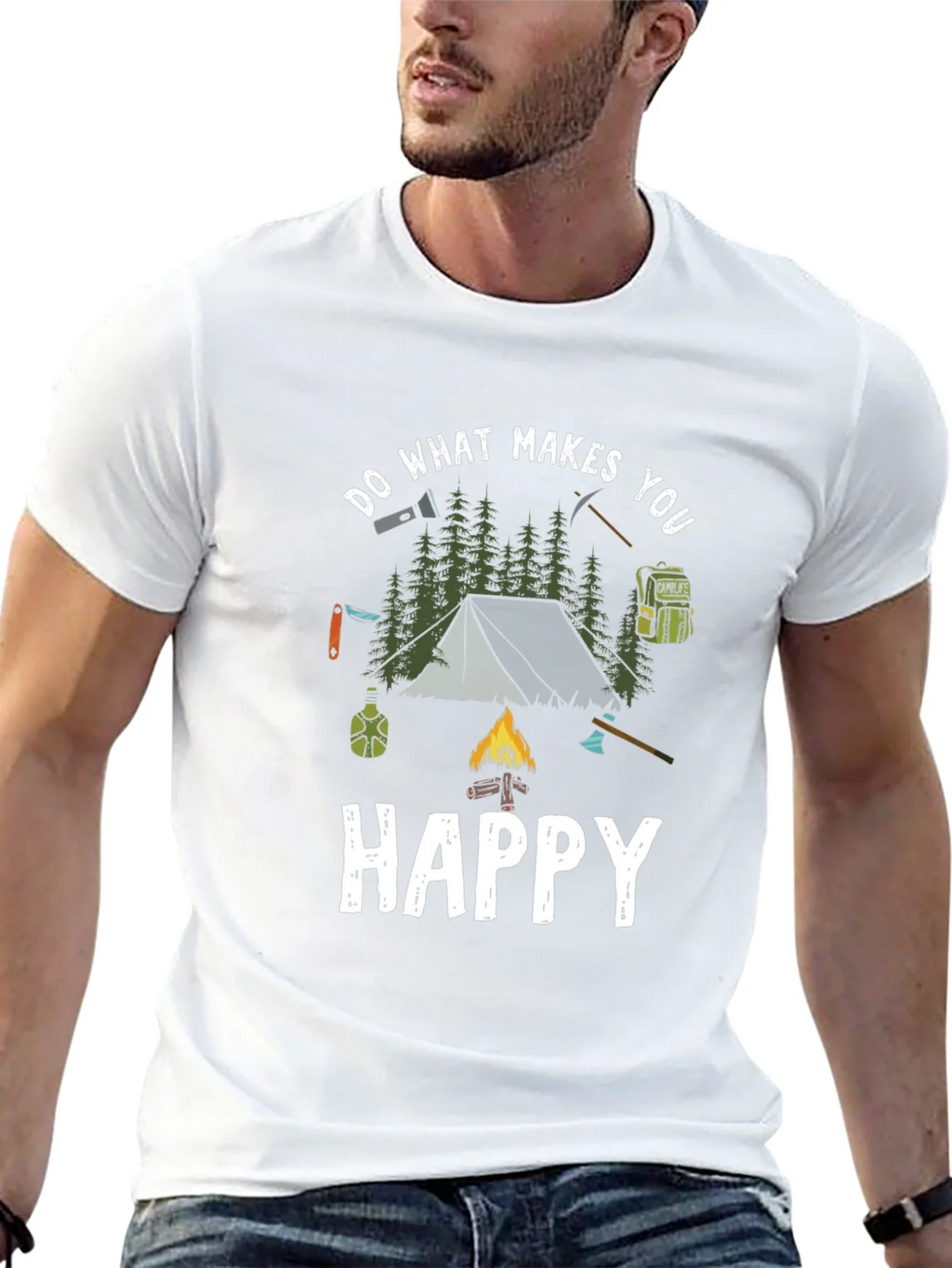Camping Adventure T-Shirt: Do What Makes You Happy product image 12