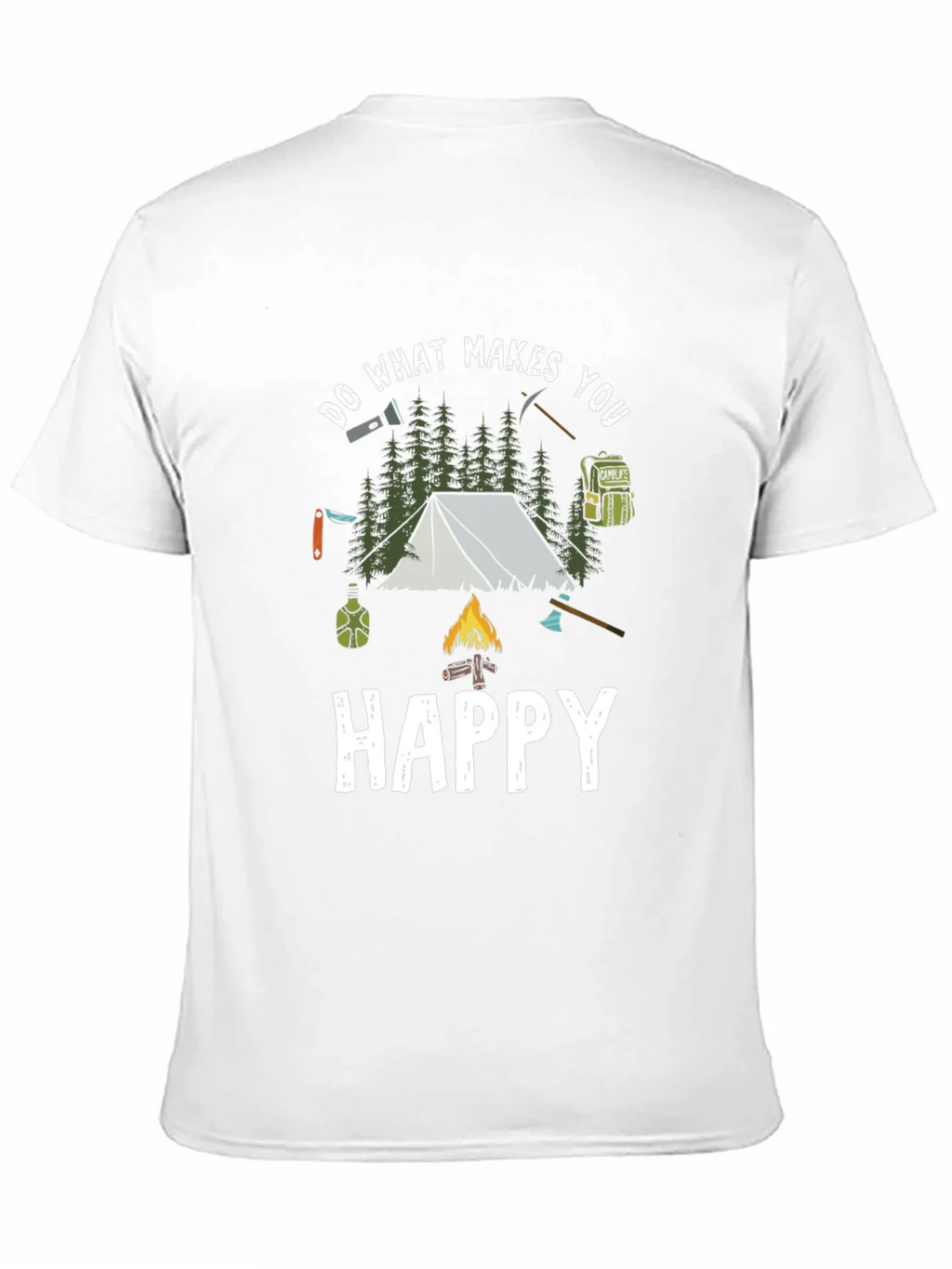 Camping Adventure T-Shirt: Do What Makes You Happy product image 10
