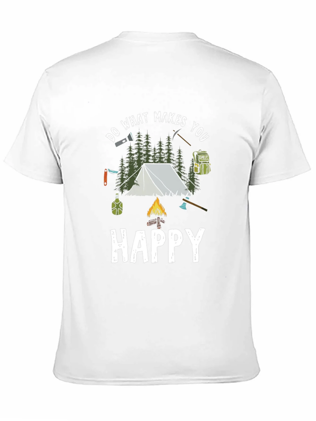 Camping Adventure T-Shirt: Do What Makes You Happy product image 10