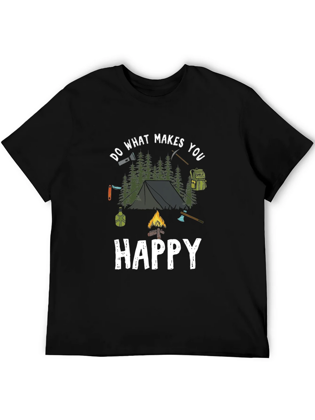 Camping Adventure T-Shirt: Do What Makes You Happy product image 5