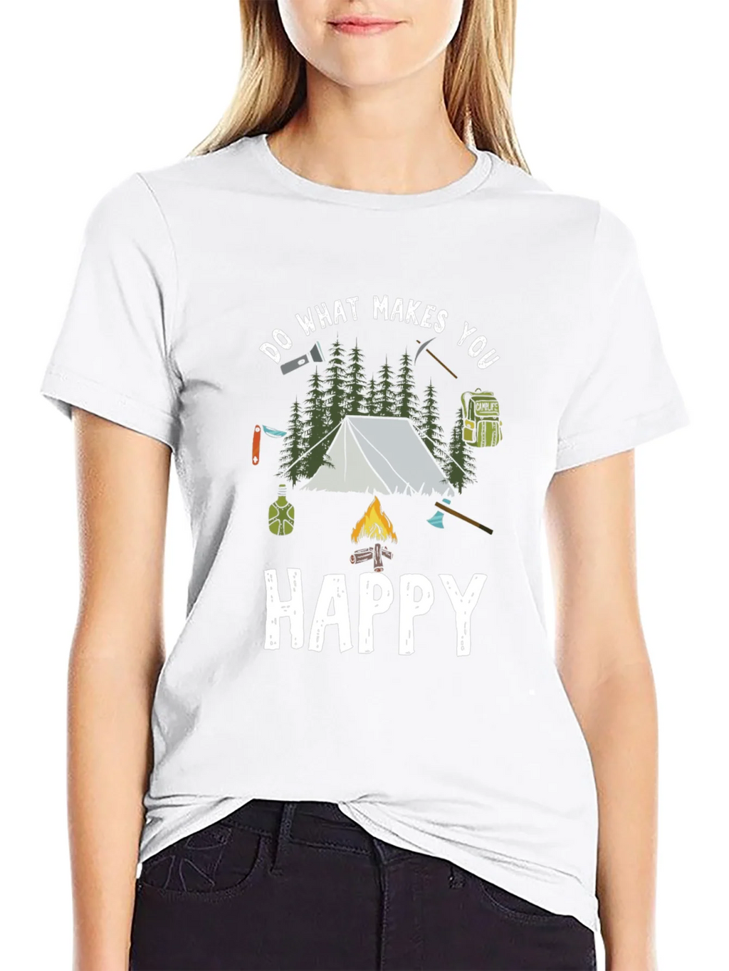 Camping Adventure T-Shirt: Do What Makes You Happy product image 8