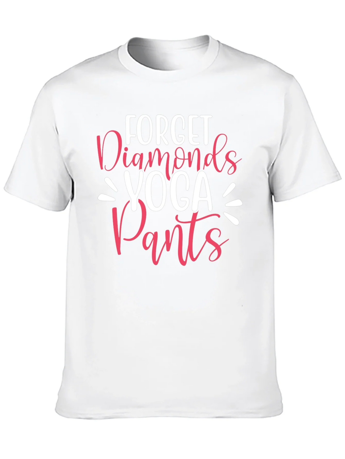 Forget Diamonds Yoga Pants Graphic T-Shirt product image 9
