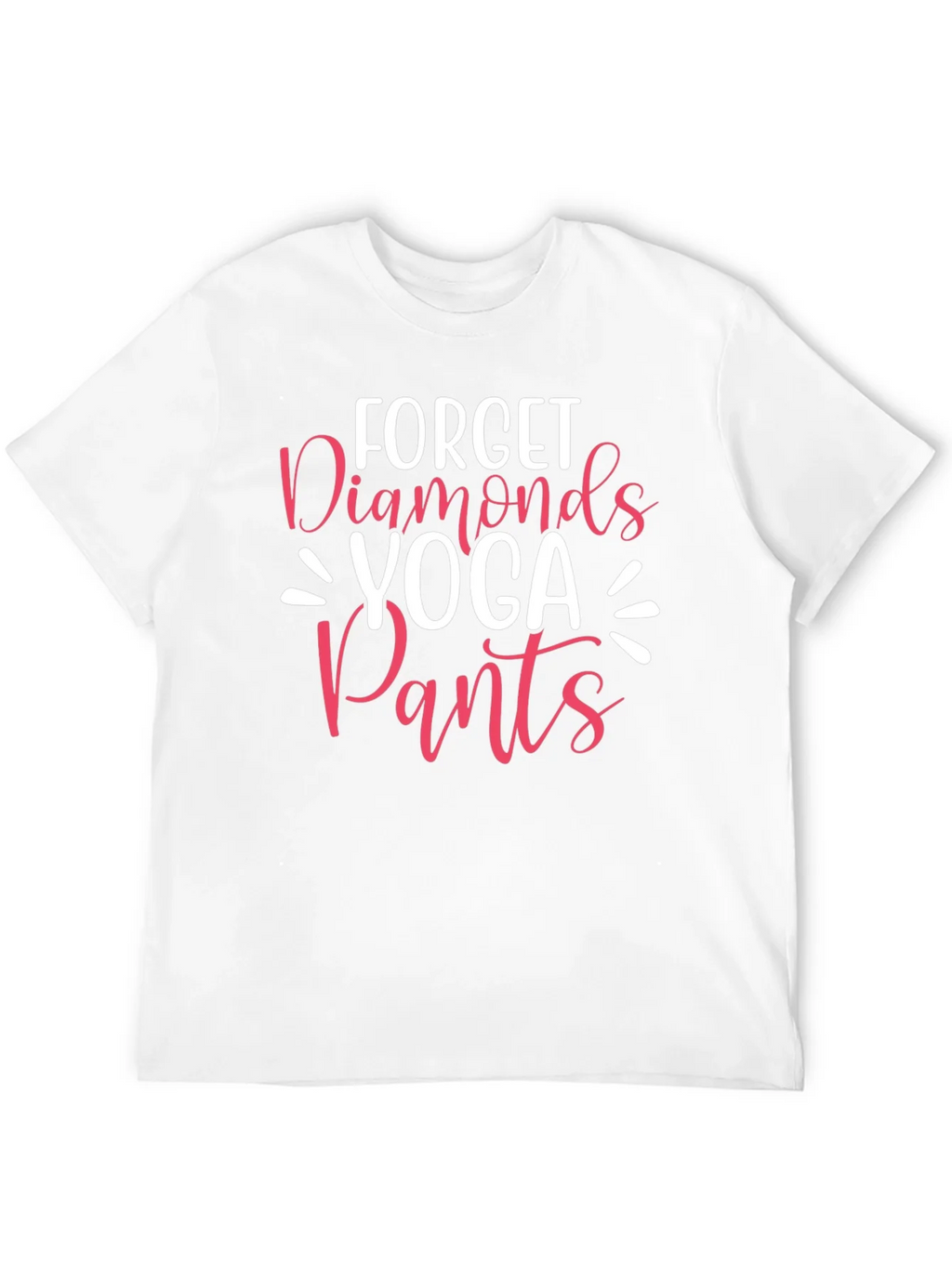 Forget Diamonds Yoga Pants Graphic T-Shirt product image 11