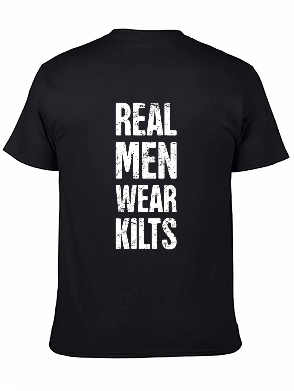 Real Men Wear Kilts Graphic T-Shirt - Black product image 4