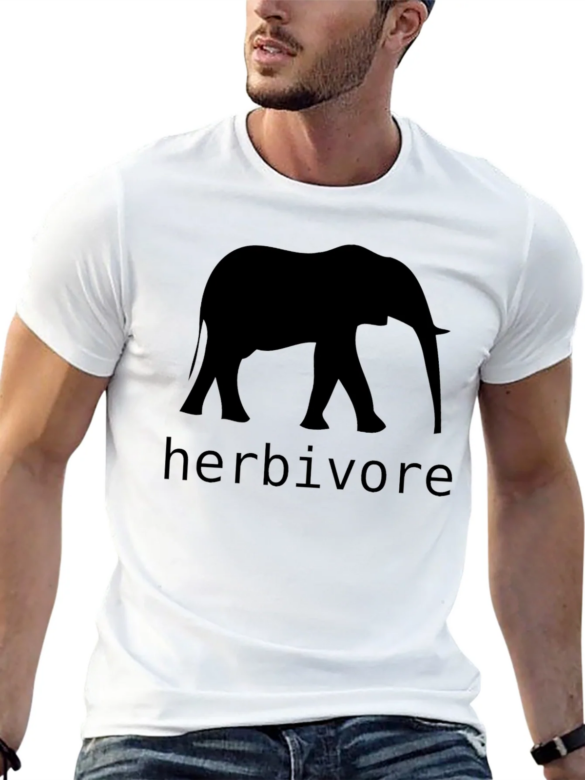 Herbivore Elephant Graphic Black T-Shirt product image 12