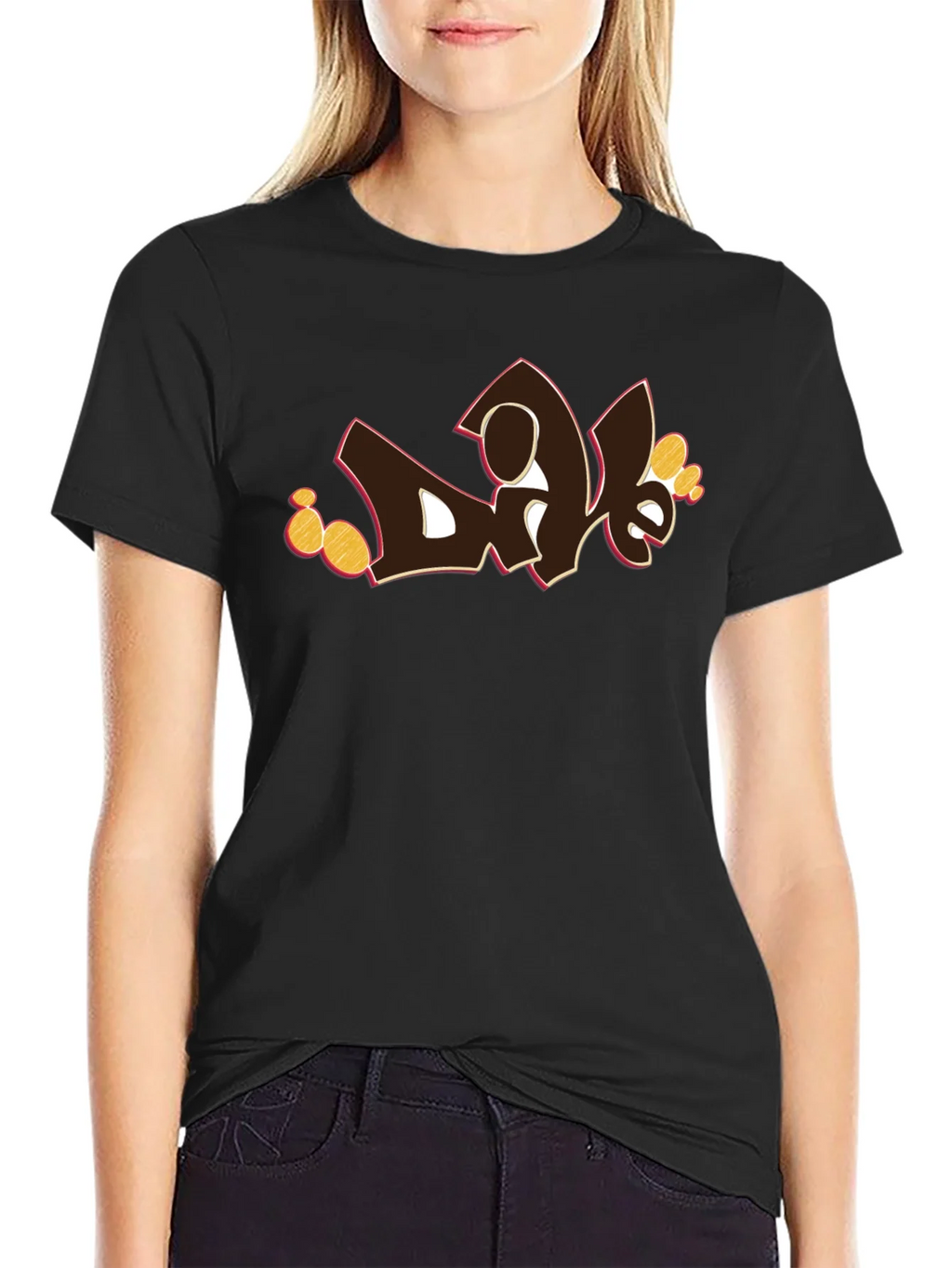 Graffiti Style Graphic Print Tee product image 2