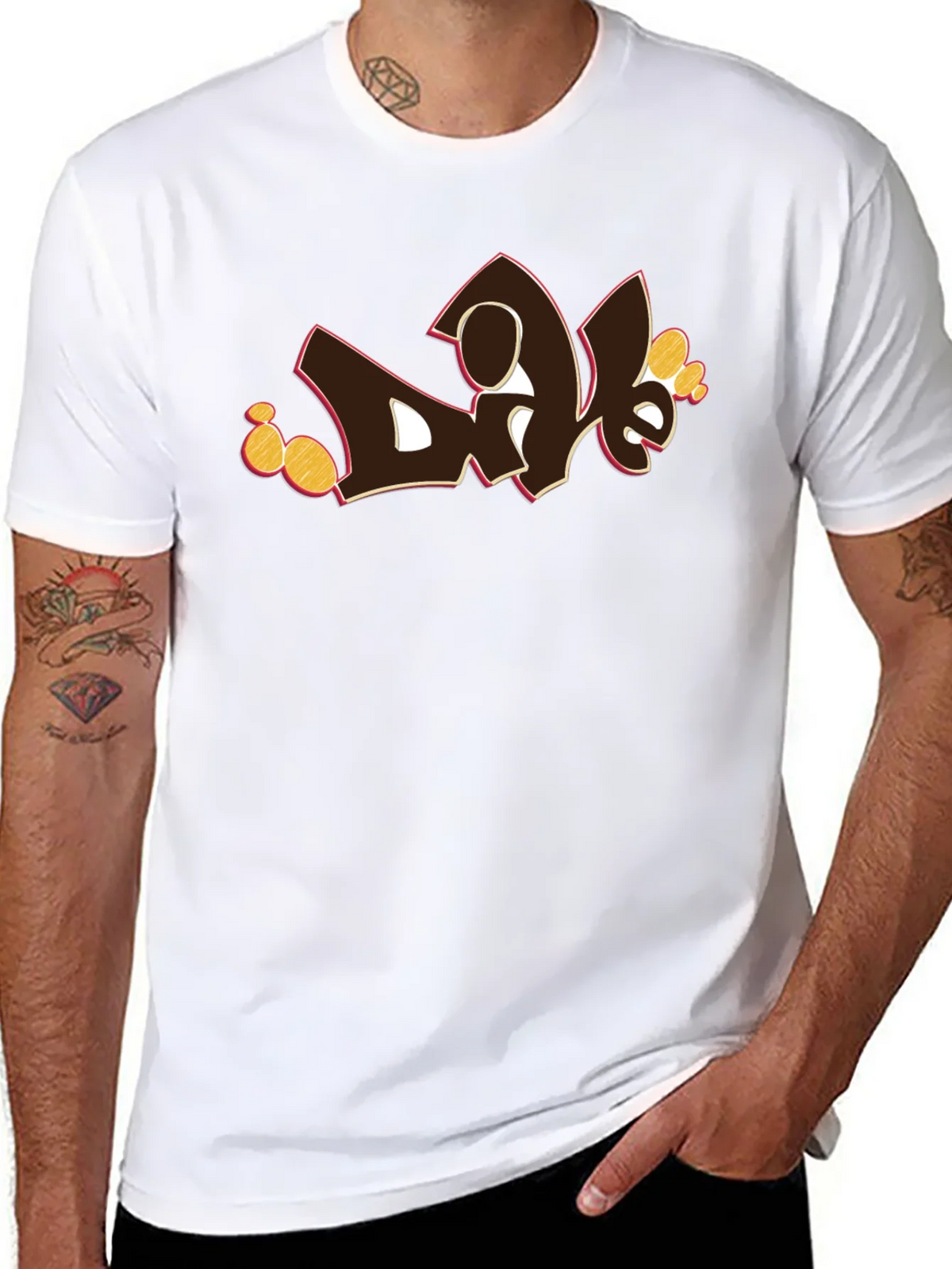Graffiti Style Graphic Print Tee product image 6