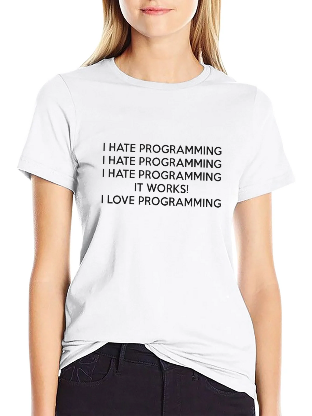 Funny Programming T-Shirt: Love/Hate Programmer Gift product image 8