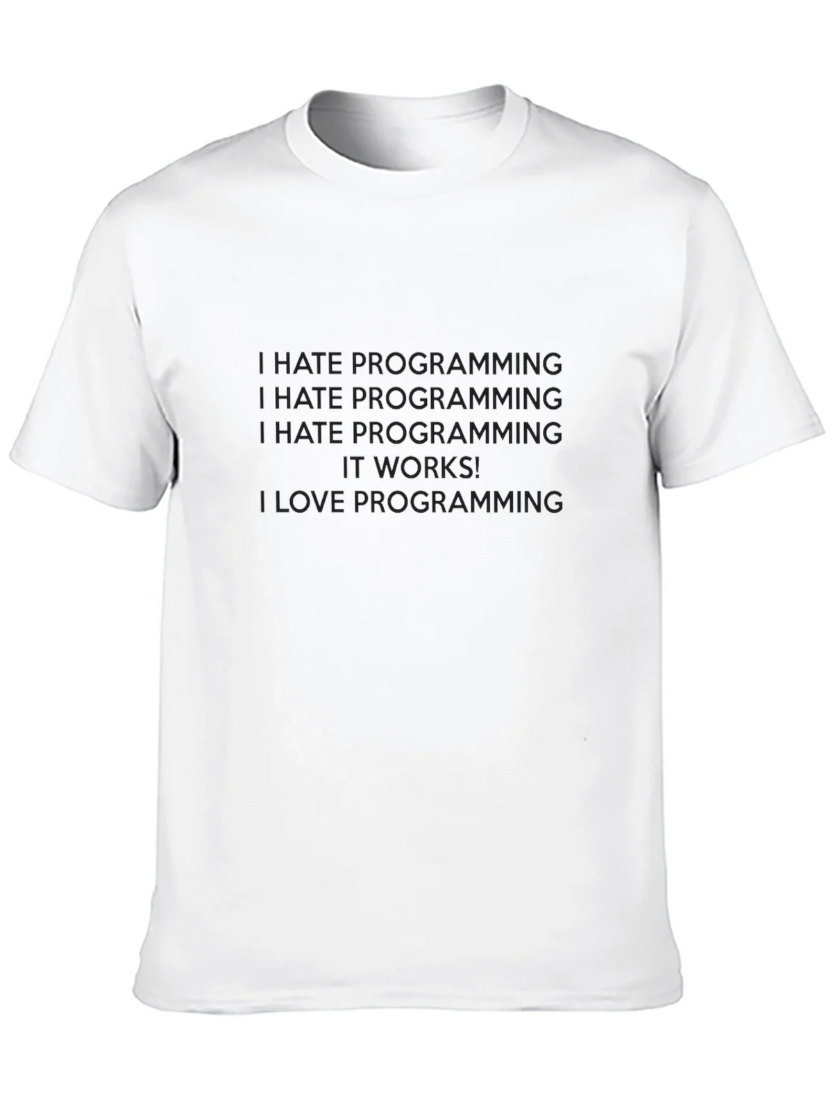 Funny Programming T-Shirt: Love/Hate Programmer Gift product image 9