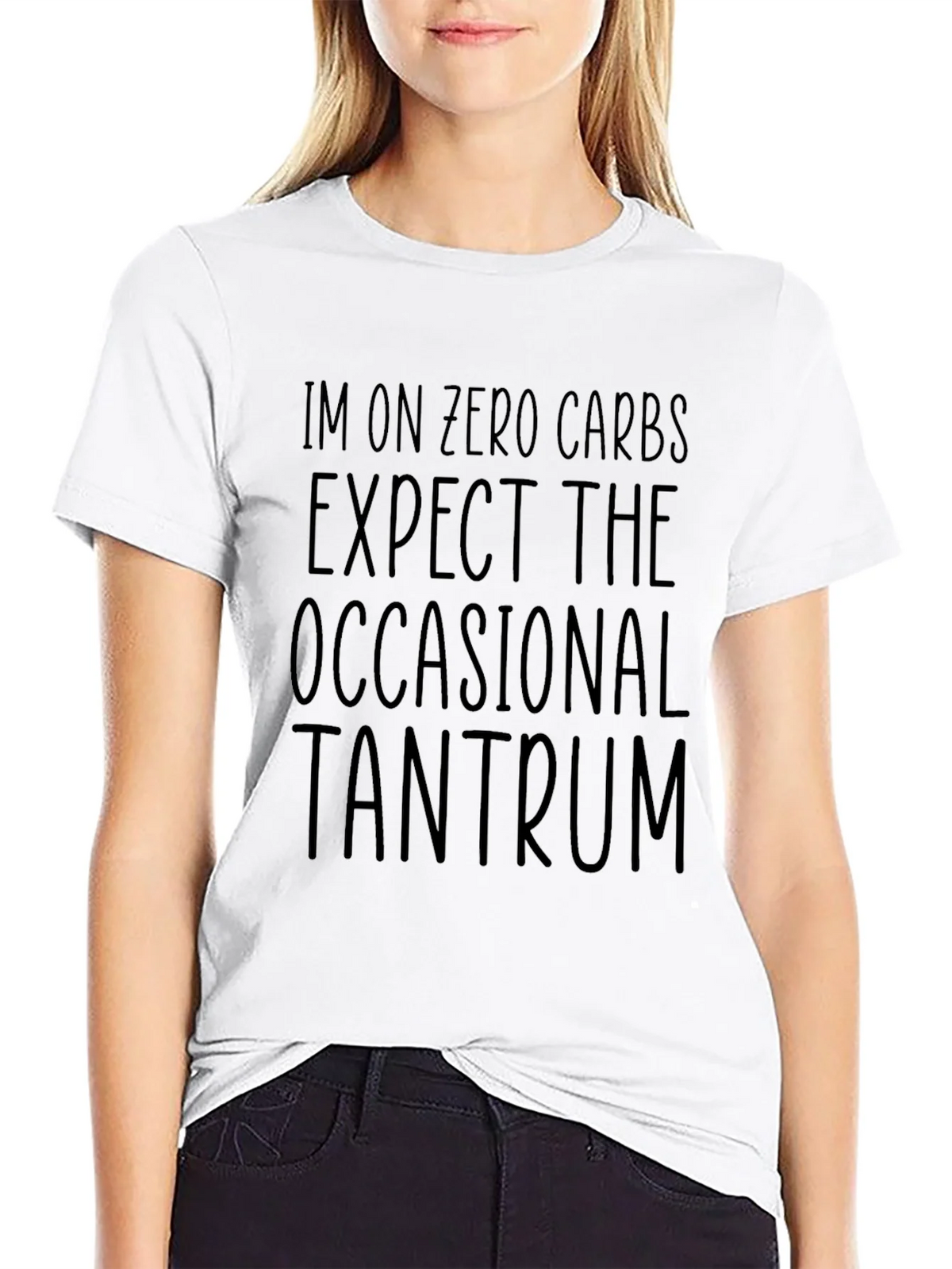 Zero Carb Tantrum Black T-Shirt product image 8