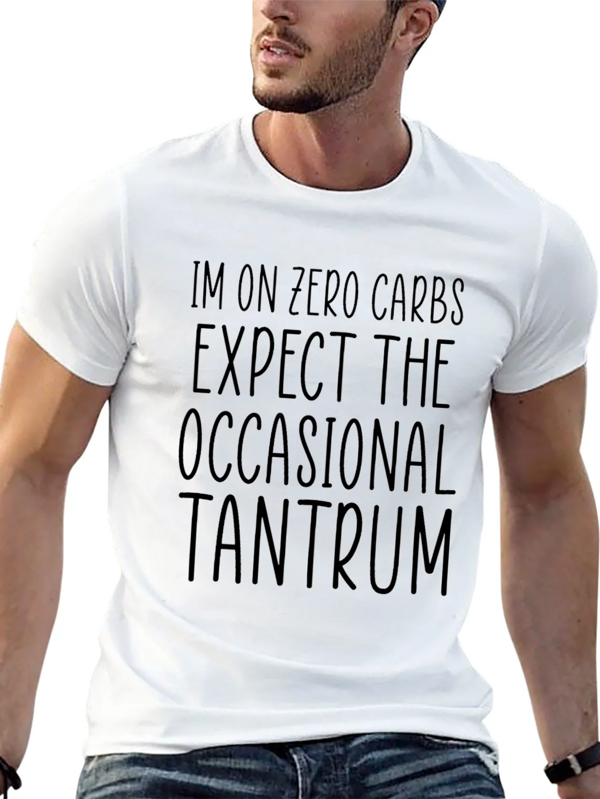 Zero Carb Tantrum Black T-Shirt product image 12