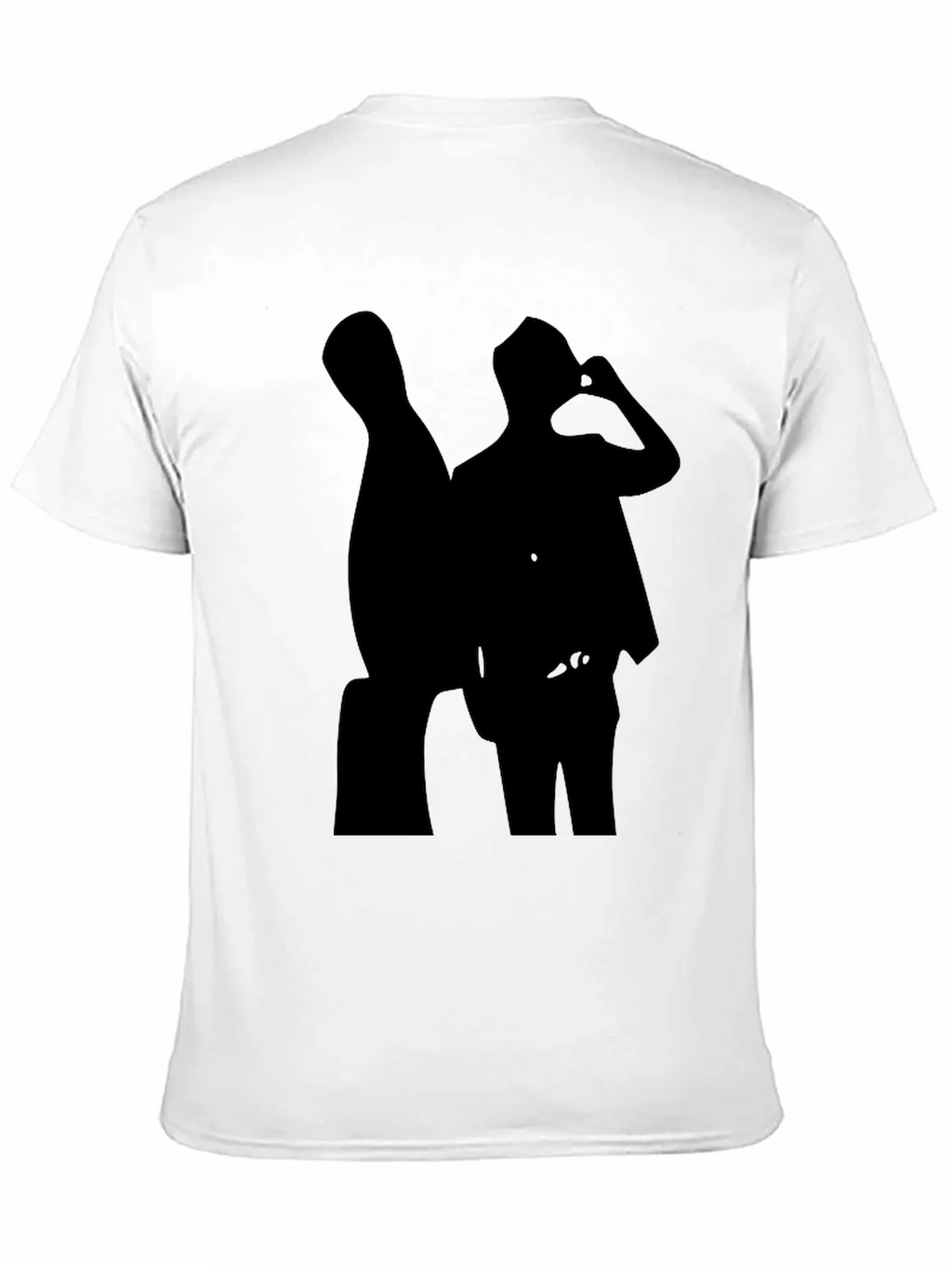 Silhouette Tee: Cool Black Graphic T-Shirt product image 10