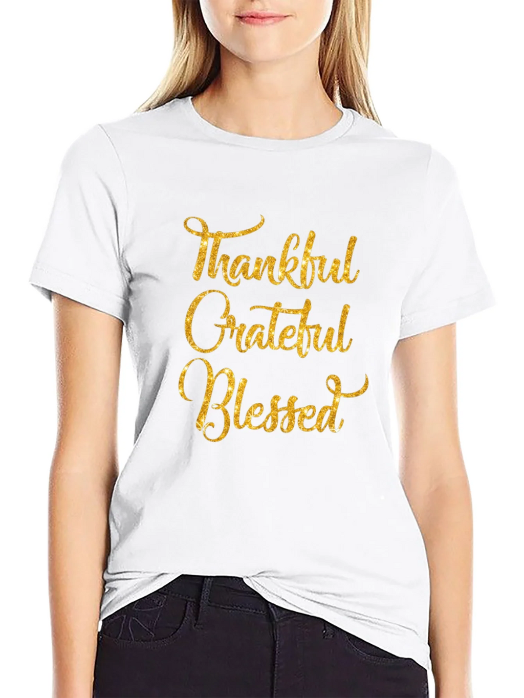 Thankful Grateful Blessed T-Shirt product image 2