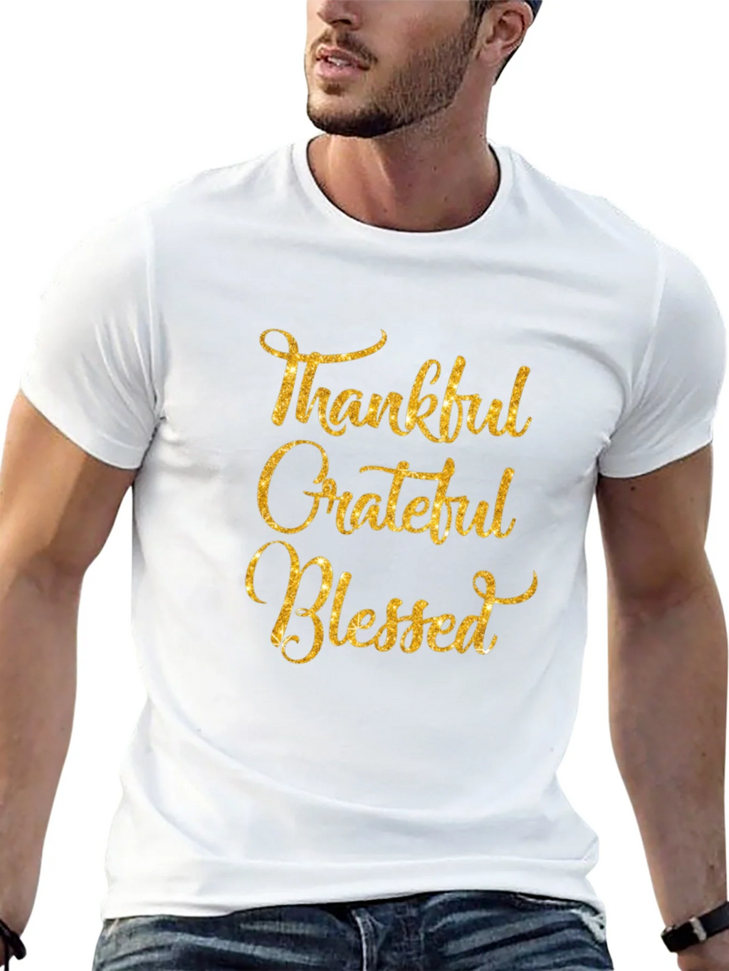 Thankful Grateful Blessed T-Shirt product image 4