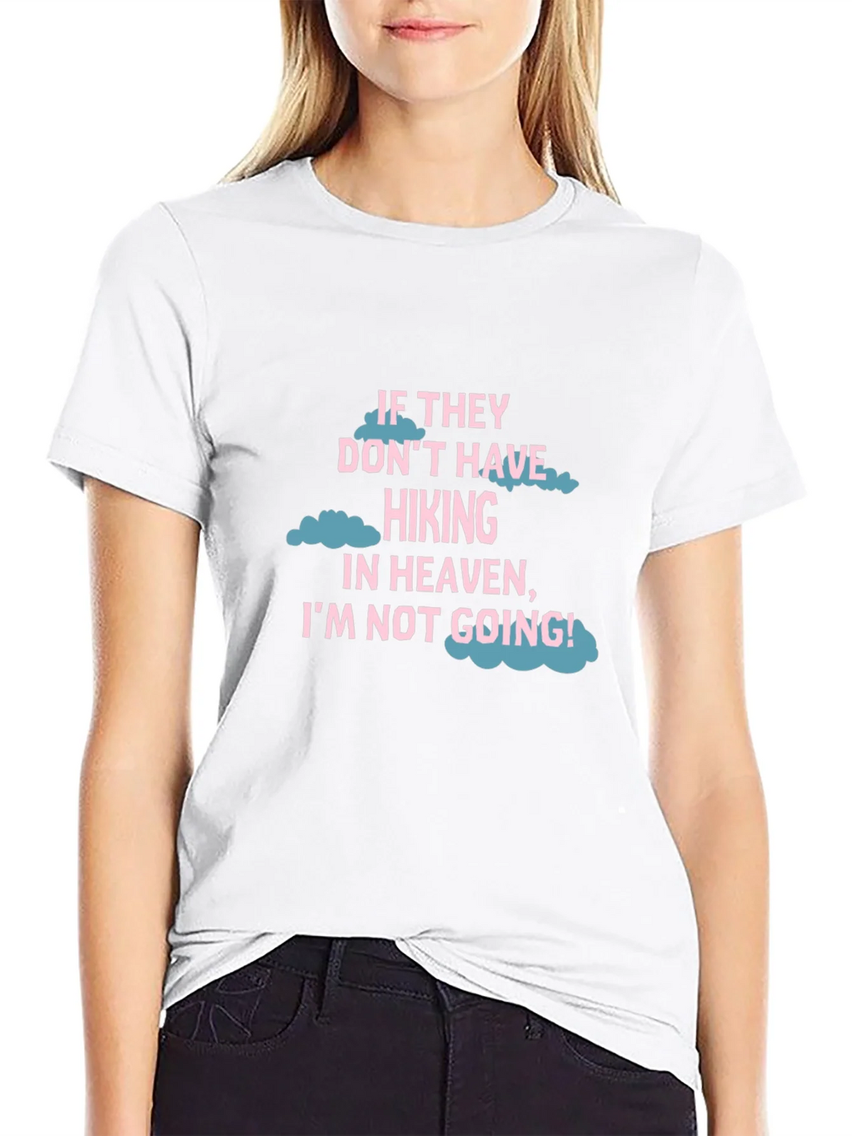 Hiking Heaven T-Shirt - Black Crew Neck Tee product image 8