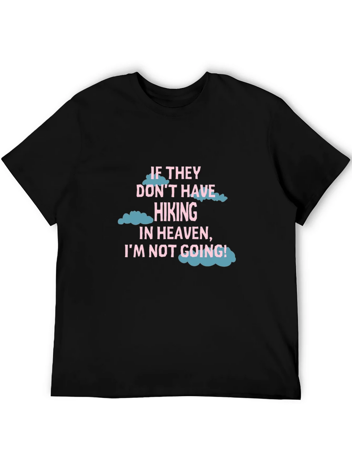 Hiking Heaven T-Shirt - Black Crew Neck Tee product image 5