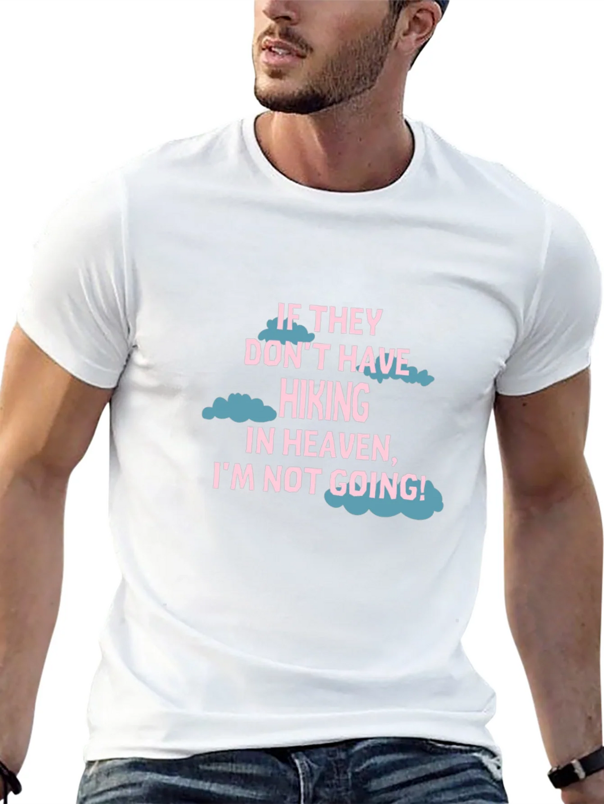 Hiking Heaven T-Shirt - Black Crew Neck Tee product image 12