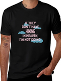 Hiking Heaven T-Shirt - Black Crew Neck Tee product image 1