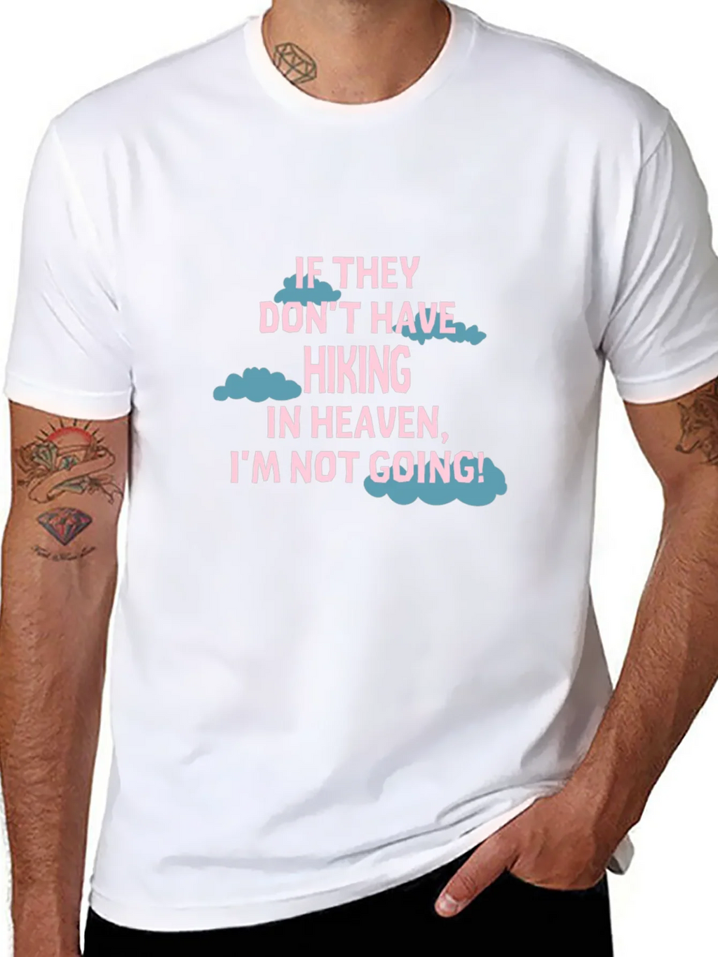 Hiking Heaven T-Shirt - Black Crew Neck Tee product image 7