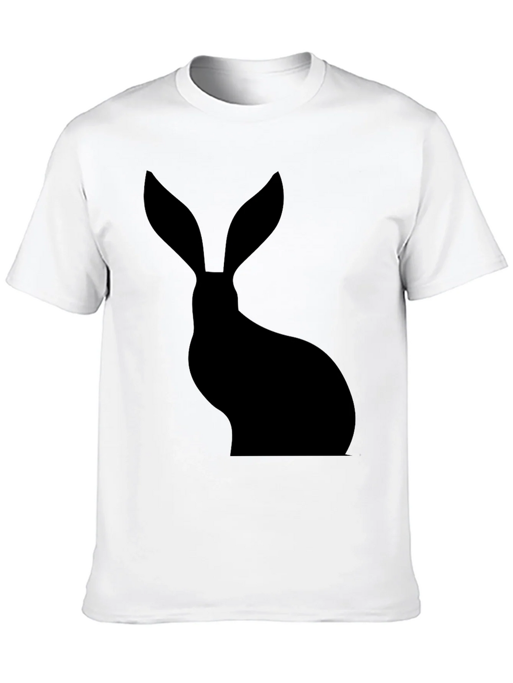Hare Silhouette Black T-Shirt product image 8