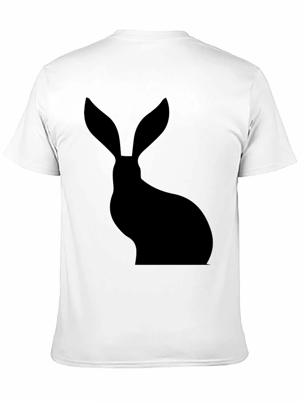 Hare Silhouette Black T-Shirt product image 9