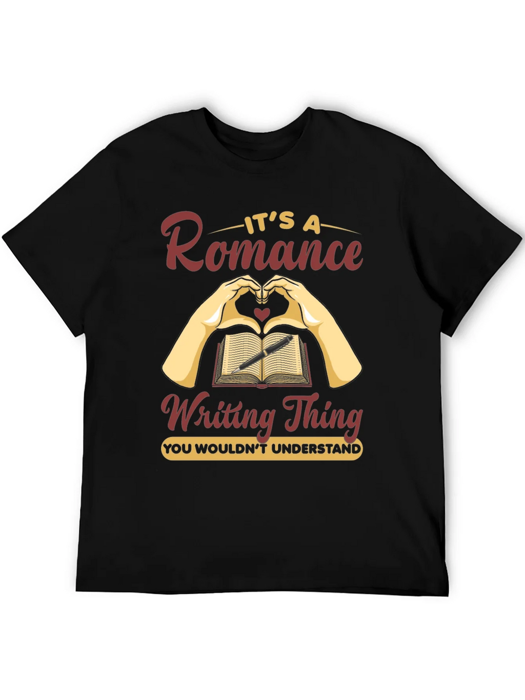 Romance Writing T-Shirt - Book Lover Tee product image 3