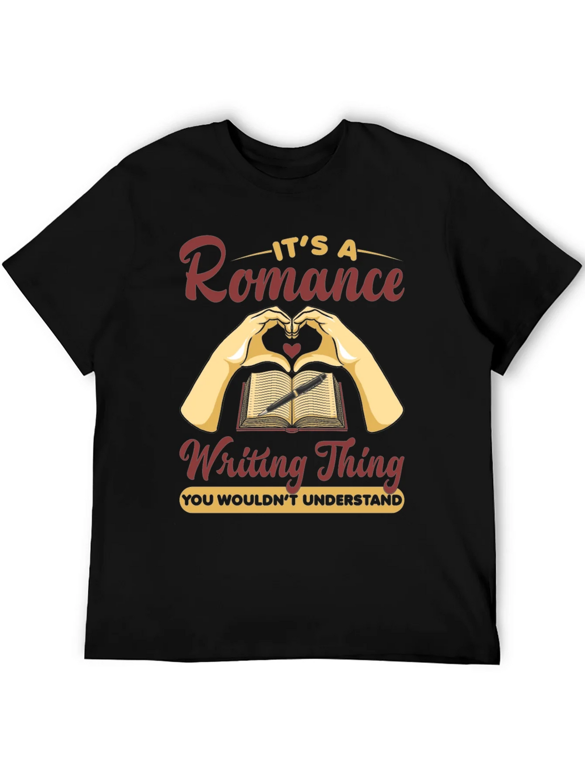 Romance Writing T-Shirt - Book Lover Tee product image 3