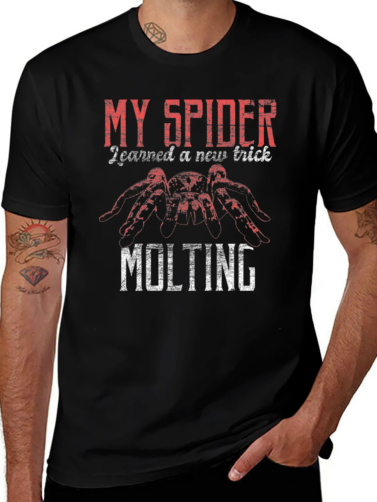 My Spider Learned a New Trick Molting T-Shirt product image 1