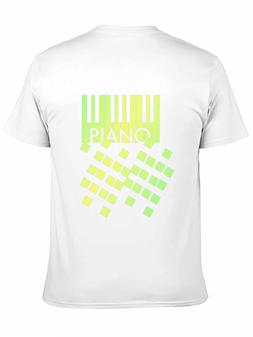 Piano Keys Graphic Black T-Shirt product image 10