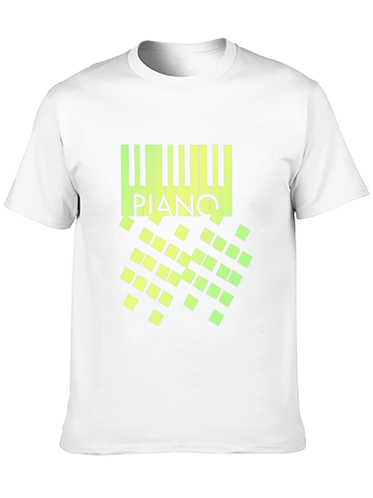 Piano Keys Graphic Black T-Shirt product image 9