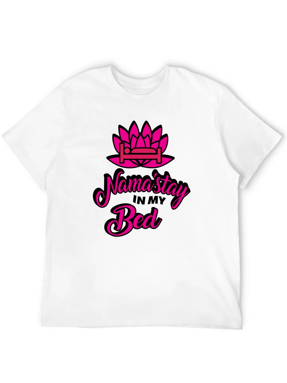 Namastay in Bed T-Shirt - Funny Yoga Slogan Tee product image 11