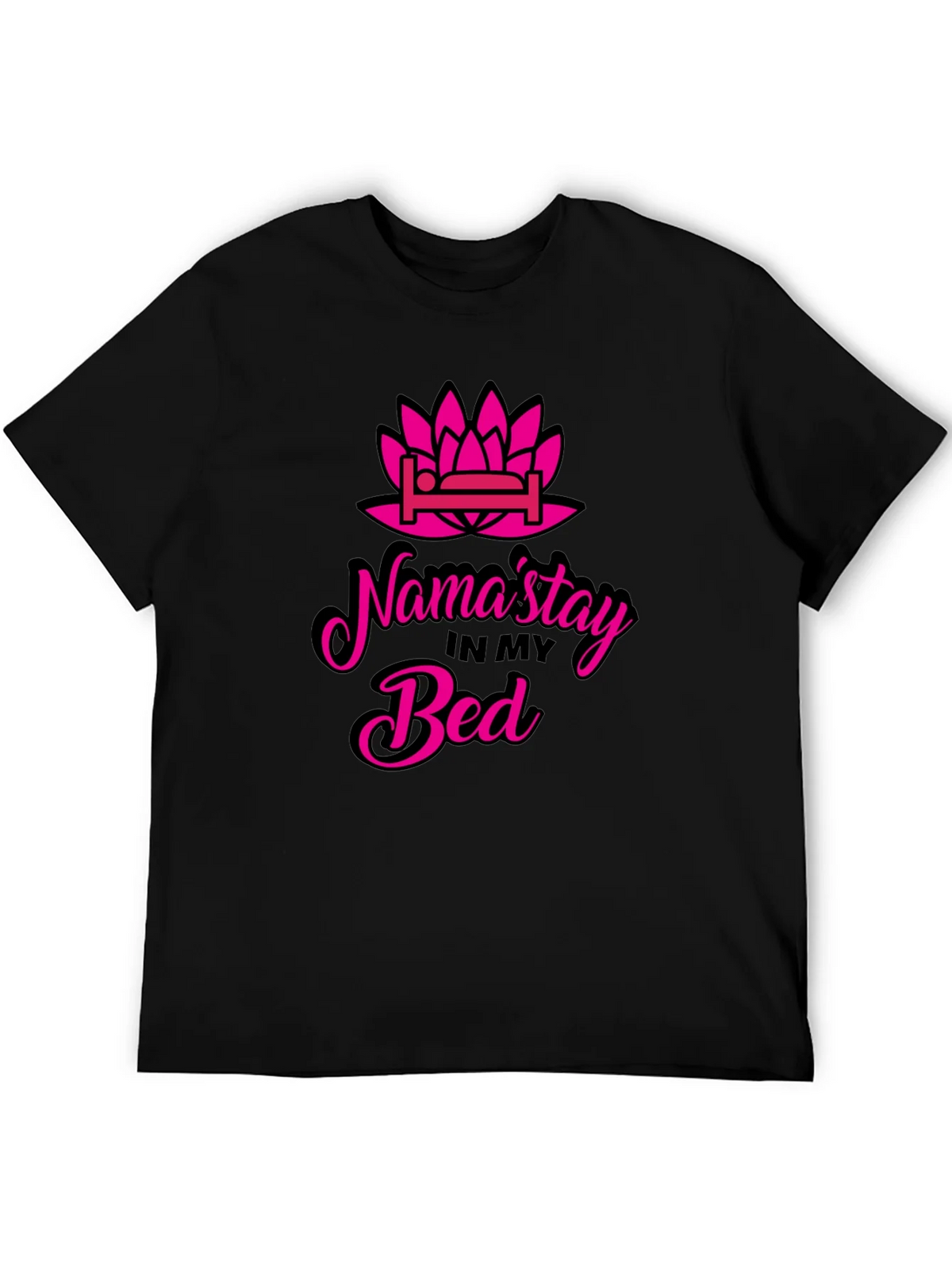 Namastay in Bed T-Shirt - Funny Yoga Slogan Tee product image 5