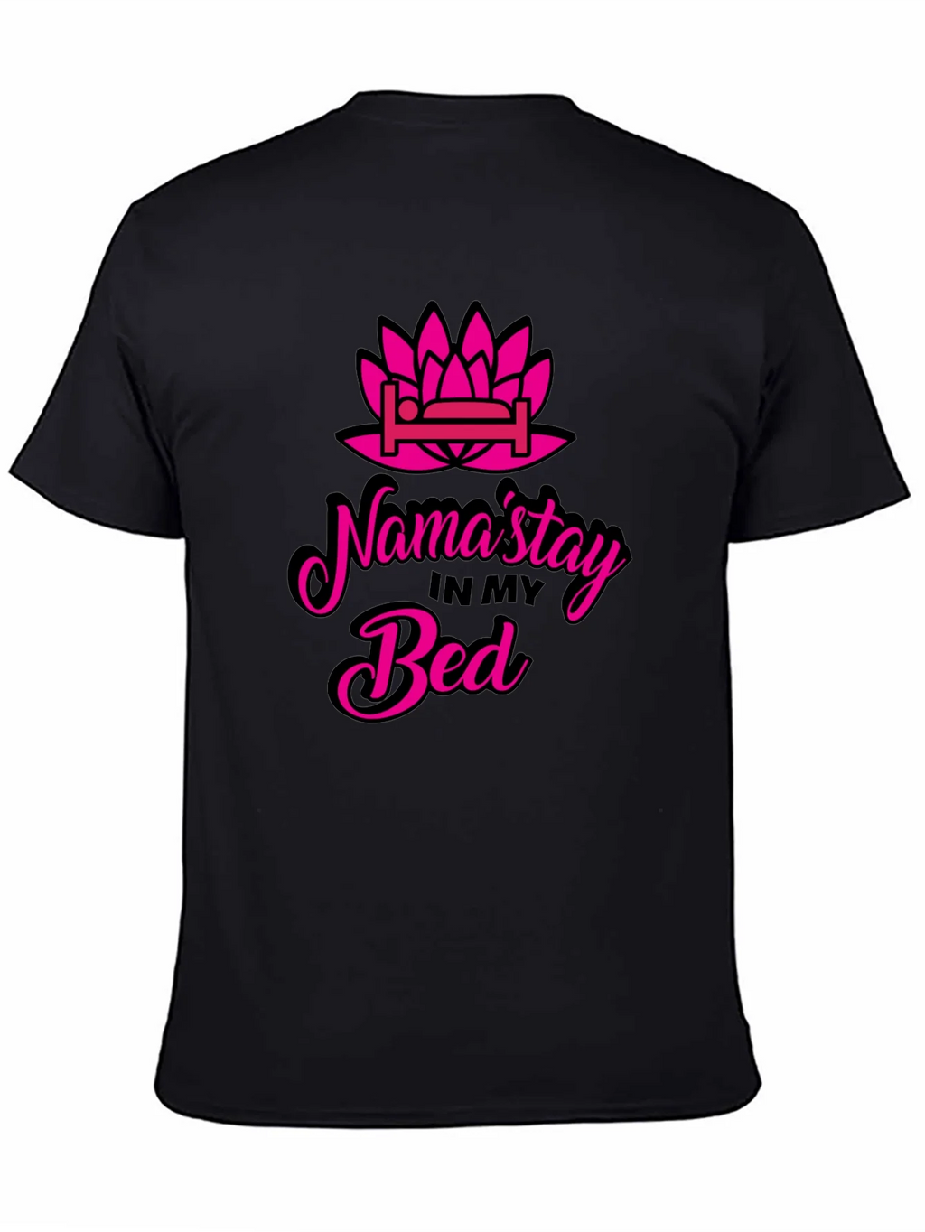 Namastay in Bed T-Shirt - Funny Yoga Slogan Tee product image 4