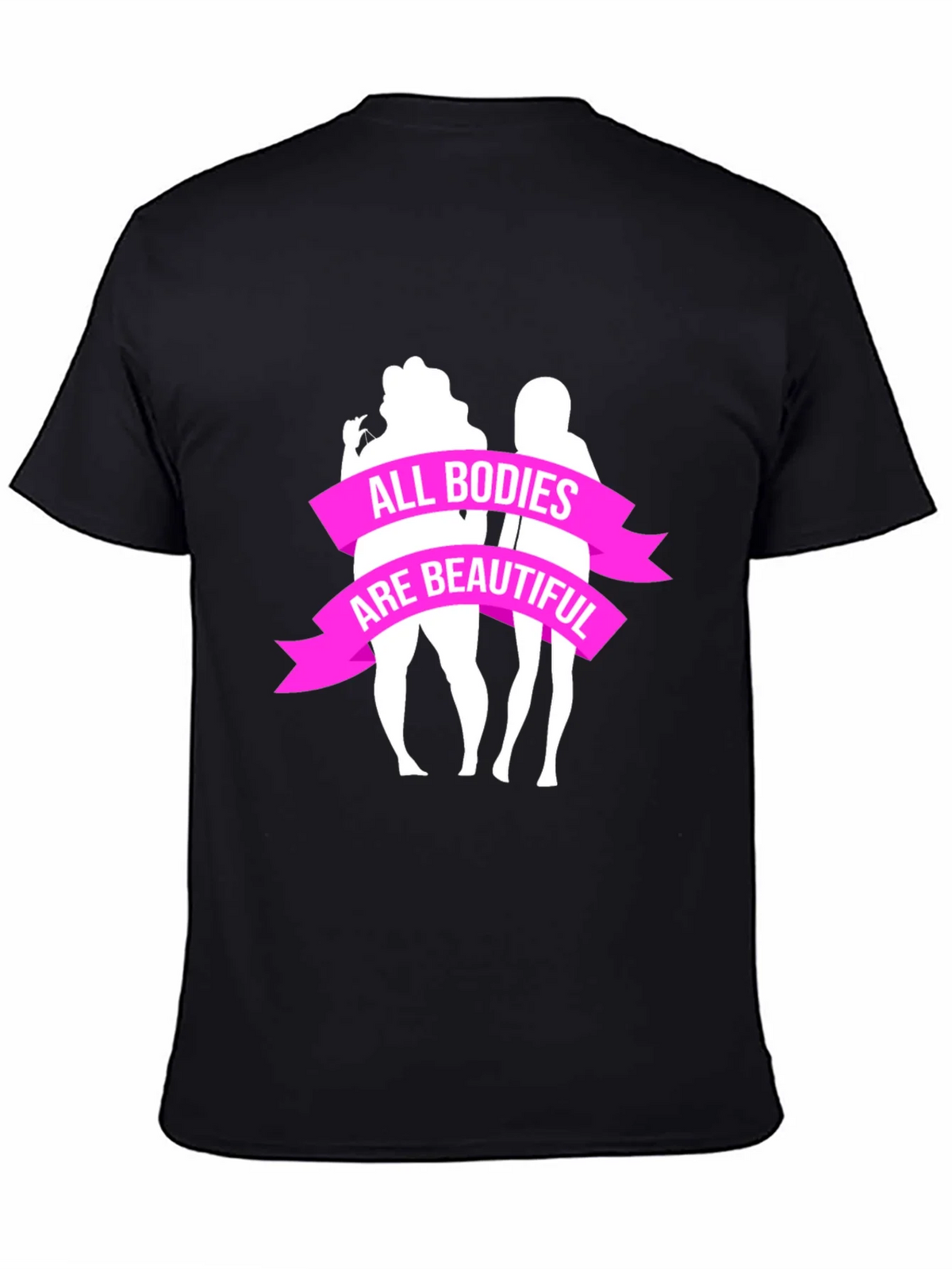 All Bodies Are Beautiful Graphic Tee - Black product image 4