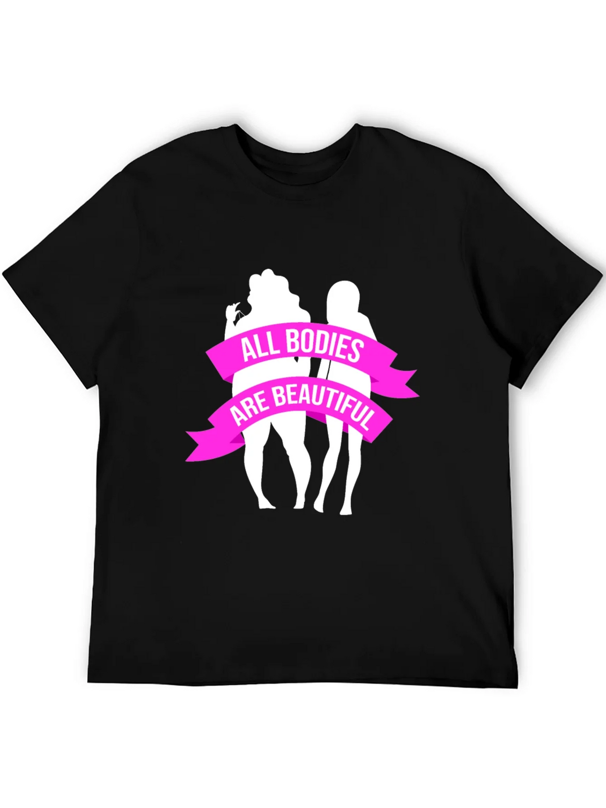 All Bodies Are Beautiful Graphic Tee - Black product image 5