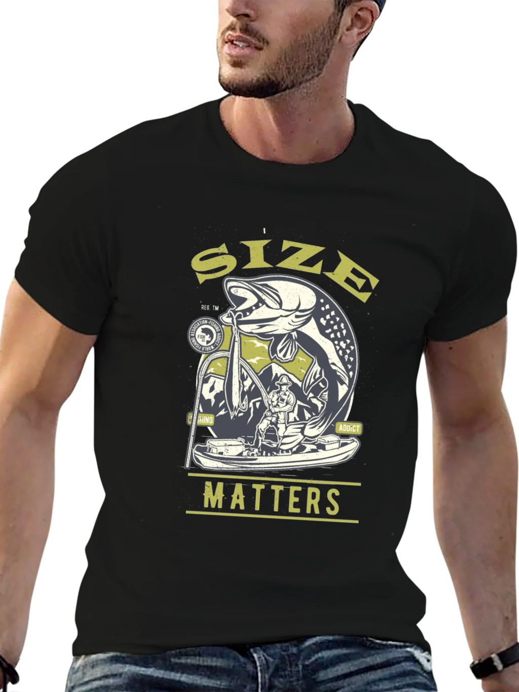Size Matters Fishing T-Shirt - Angler Gift product image 6