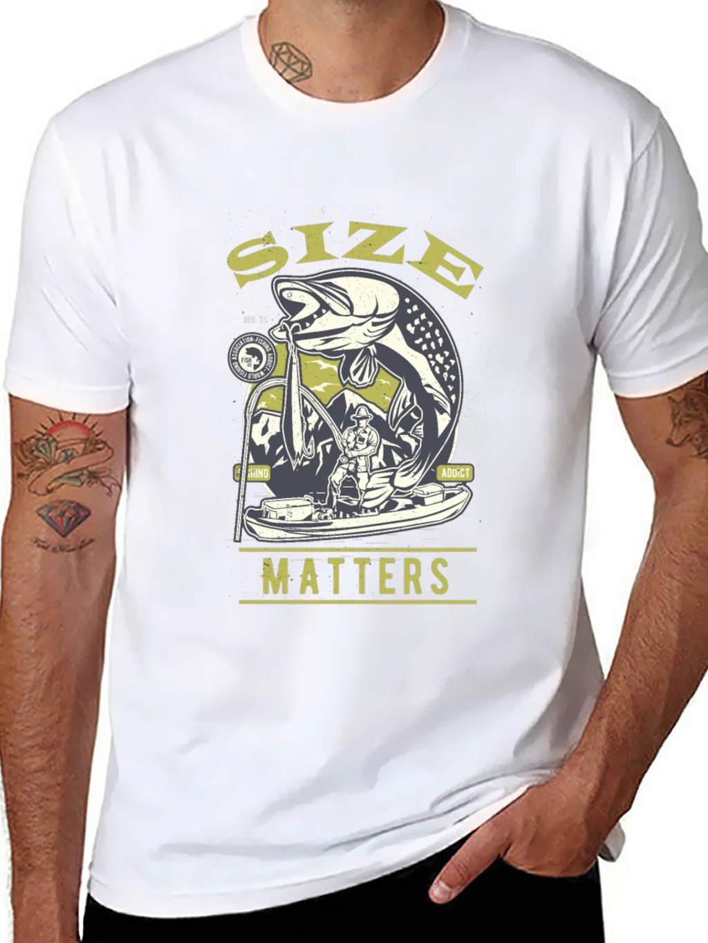 Size Matters Fishing T-Shirt - Angler Gift product image 7